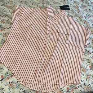 Red and White Striped Shirt